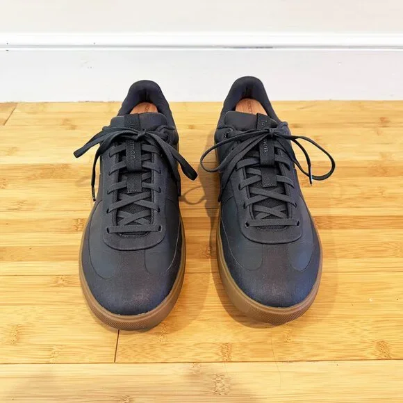 Lululemon Cityverse sneaker, Men's size 12, Grey Vegan leather with gumsole - Picture 3 of 10